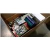 Image 4 : 5 BOXES OF CHRISTMAS DECOR, RIBBON, WRAPPING PAPER