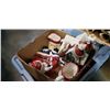 Image 8 : 5 BOXES OF CHRISTMAS DECOR, RIBBON, WRAPPING PAPER