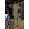 Image 2 : 3 TIER CHROME ROLLING RACK