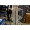 Image 5 : 3 TIER CHROME ROLLING RACK