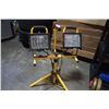 Image 2 : DOUBLE SHOP LIGHT ON STAND