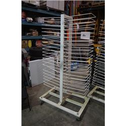 ROLLING WIRE DRYING RACK