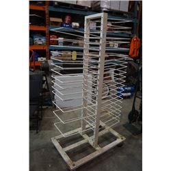 ROLLING WIRE DRYING RACK