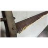Image 3 : LARGE VINTAGE SAW AND WOOD BOW SAW