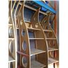 Image 2 : APPROXIMATELY 127 inches tall 70 inches wide 51 inches deep LARGE WOOD RETAIL DISPLAY SHELF UNIT - A