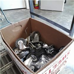 Box of various swivel casters