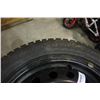 Image 9 : SET OF FOUR KUMHO 225/50R18 INCH TIRES ON 5 BOLT RIMS - STUDDABLE SNOW TIRES