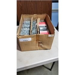 Case of 14 x 3 1/2' flat wood screws