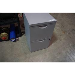 2 DRAWER METAL FILING CABINET