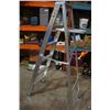 Image 4 : 6 FOOT ALUMINUM A FRAME LADDER