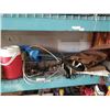 Image 1 : FISHING ROD HOLDERS, NET FRAMES, TOOLS, COOLER, FOAM MAT, WADERS