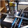 Image 2 : 1-1/2 INCH SOCKET AND WRENCH, BOLT CUTTER, CROWBAR AND SQUARE, TIN SIGN AND SPRAYS