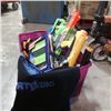 Image 1 : Tote of nerf guns and new pack of darts