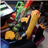Image 4 : Tote of nerf guns and new pack of darts