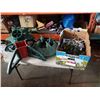 Image 1 : BOX OF CHRISTMAS LIGHTS AND XMAS TREE STANDS