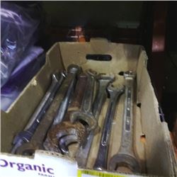 Box of large wrenches