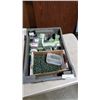 Image 1 : Tray of various new hardware