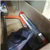 Image 3 : Box of bow saw, braided rope splicing kit, knee pads and more