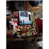 Image 2 : 3 BOXES OF XMAS DECOR, CLOTHING, ETC