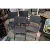 Image 1 : 4 FOLDING PATIO CHAIRS - WICKER LOOK