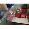 Image 1 : Lot of christmas ornaments on box with lights
