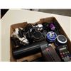 Image 2 : TRAY OF PORTABLE SPEAKERS, CACLULATORS, ELECTRONICS