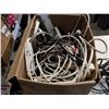 Image 4 : 2 DVD PLAYERS AND BOX OF VARIOUS EXTENSION AND CHARGING CORDS