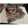 Image 3 : TRAY OF FIGURES, MCM GLASSES, VASE