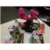 Image 3 : 4 ARTIFICIAL ORCHIDS