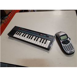 DYMO LETRATAG LABEL PRINTER AND BONTEMPI KEYBOARD