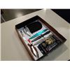 Image 5 : TRAY OF NEW KNIVES AND DARTS - THROWING KNIVES, FOLDING KNIVES