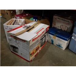 FOOD PROCESSOR, CROCK POT, TRUDEAU FONDUE SET