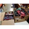 Image 1 : BOX OF PURSES AND TRAY OF SCARVES