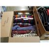 Image 3 : BOX OF PURSES AND TRAY OF SCARVES