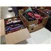 Image 4 : BOX OF PURSES AND TRAY OF SCARVES