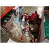 Image 2 : 2 SMALL BOXES OF CHRISTMAS ORNAMENTS AND DECORATIONS