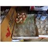 Image 3 : 3 BOXES VINTAGE GLASSWARE, COFFEE CARAFFES AND MIRROR TILES