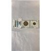 Image 1 : 2 NEW FOUND LAND SILVER LOW MINTAGE COINS 1918C 50 CENT AND 1941C 5 CENT - 925 SILVER