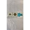 Image 4 : 2 NEW FOUND LAND SILVER LOW MINTAGE COINS 1918C 50 CENT AND 1941C 5 CENT - 925 SILVER