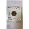 Image 3 : 2 NEW FOUNDLAND SILVER LOW MINTAGE COINS 1919C 50 CENT AND 1943C  - 925 SILVER