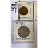 Image 2 : 5 FIJI COINS - 1969 1 CENT, 1966 AND 1969 2 CENT, 1969 5 CENT, AND 1969 20 CENT