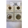 Image 2 : 9 HONG KONG COINS - 1901, 1904  1 CENT, 1958  5 CENT,  1894, 1949, 1965  10 CENT, 1979  20 CENT, 197