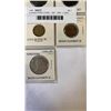 Image 3 : 9 HONG KONG COINS - 1901, 1904  1 CENT, 1958  5 CENT,  1894, 1949, 1965  10 CENT, 1979  20 CENT, 197