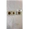 Image 1 : 3 BRITISH CARIBBEAN TERRITORIES COINS - 1955  50 CENT, 1965  2 CEMT, 1955  5 CENT
