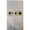 Image 5 : 3 BRITISH CARIBBEAN TERRITORIES COINS - 1955  50 CENT, 1965  2 CEMT, 1955  5 CENT
