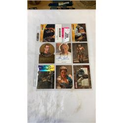 8 SPECIAL SPARTACUS CARDS RARE AUTOGRAPHY JOHN BACH CARD