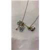 Image 3 : LOT OF 925 JEWELLERY - EARRINGS, NECKLACE, AND 2 RINGS
