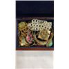 Image 12 : 4 WOOD JEWELRY BOXES OF JEWELRY