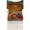 Image 3 : 4 WOOD JEWELRY BOXES OF JEWELRY