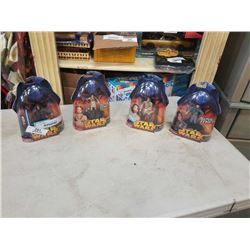 4  2005 STAR WARS FIGURES ANAKIN, PAOME, OBI-WAN KENOBI, BAIL ORGANA